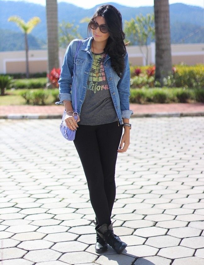 jaqueta jeans blogueiras
