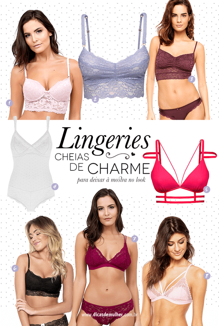 Lingerie Mostra No Look Como Compor Visuais Fashion E Sexy Na Medida