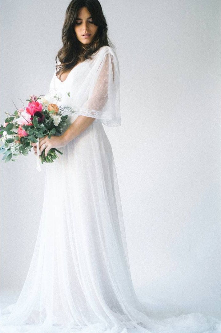 vestido de noiva simples e lindo