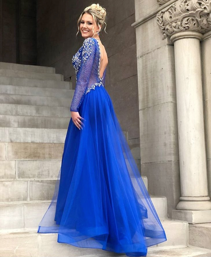 vestido azuis