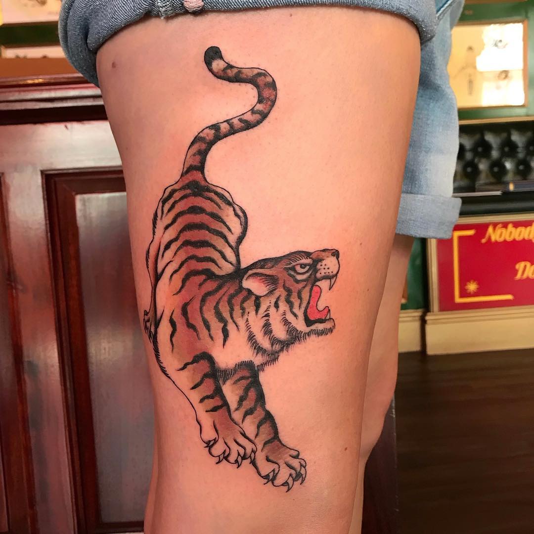 Tatuagem De Tigre Feminina Ideias Incr Veis Para Despertar A